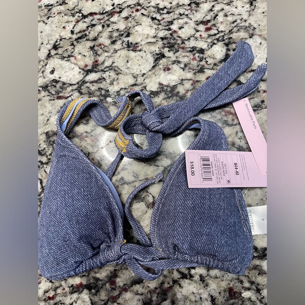 Target Blue Bikini Top